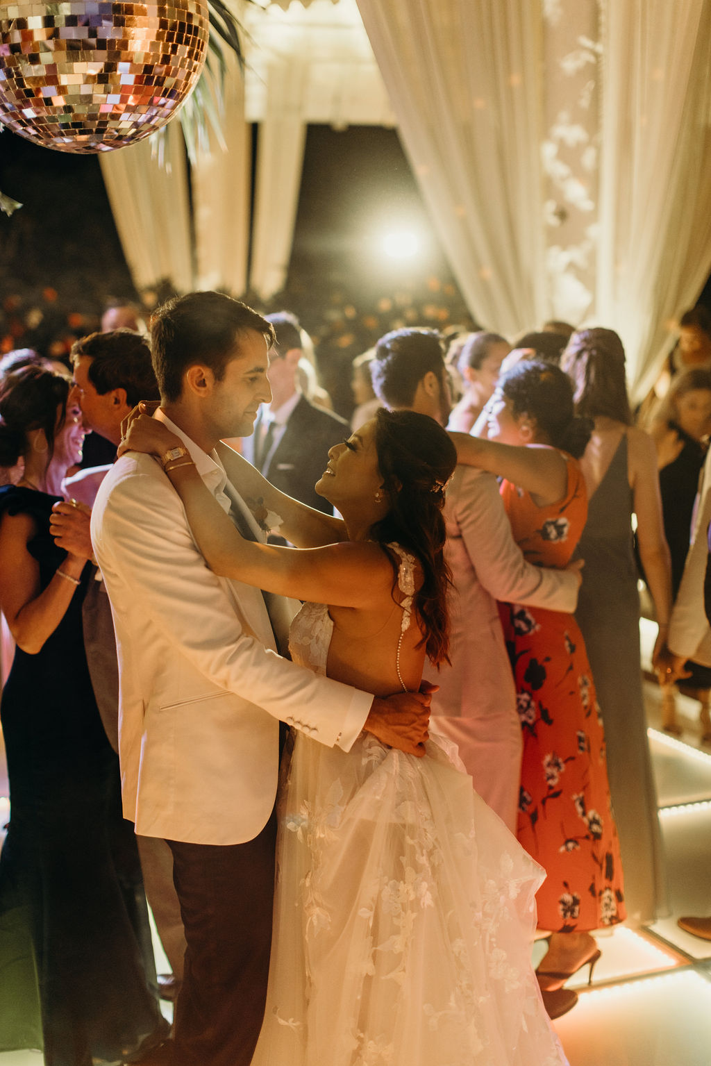 dance floor disco ball