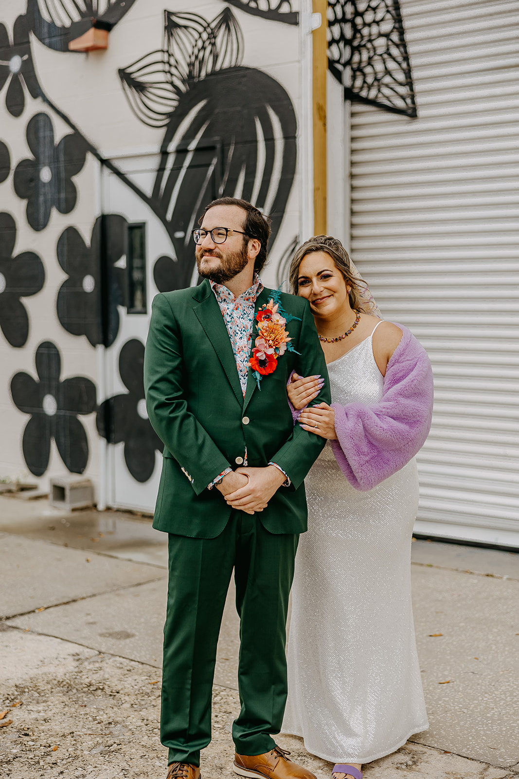 colorful non traditional wedding inspo