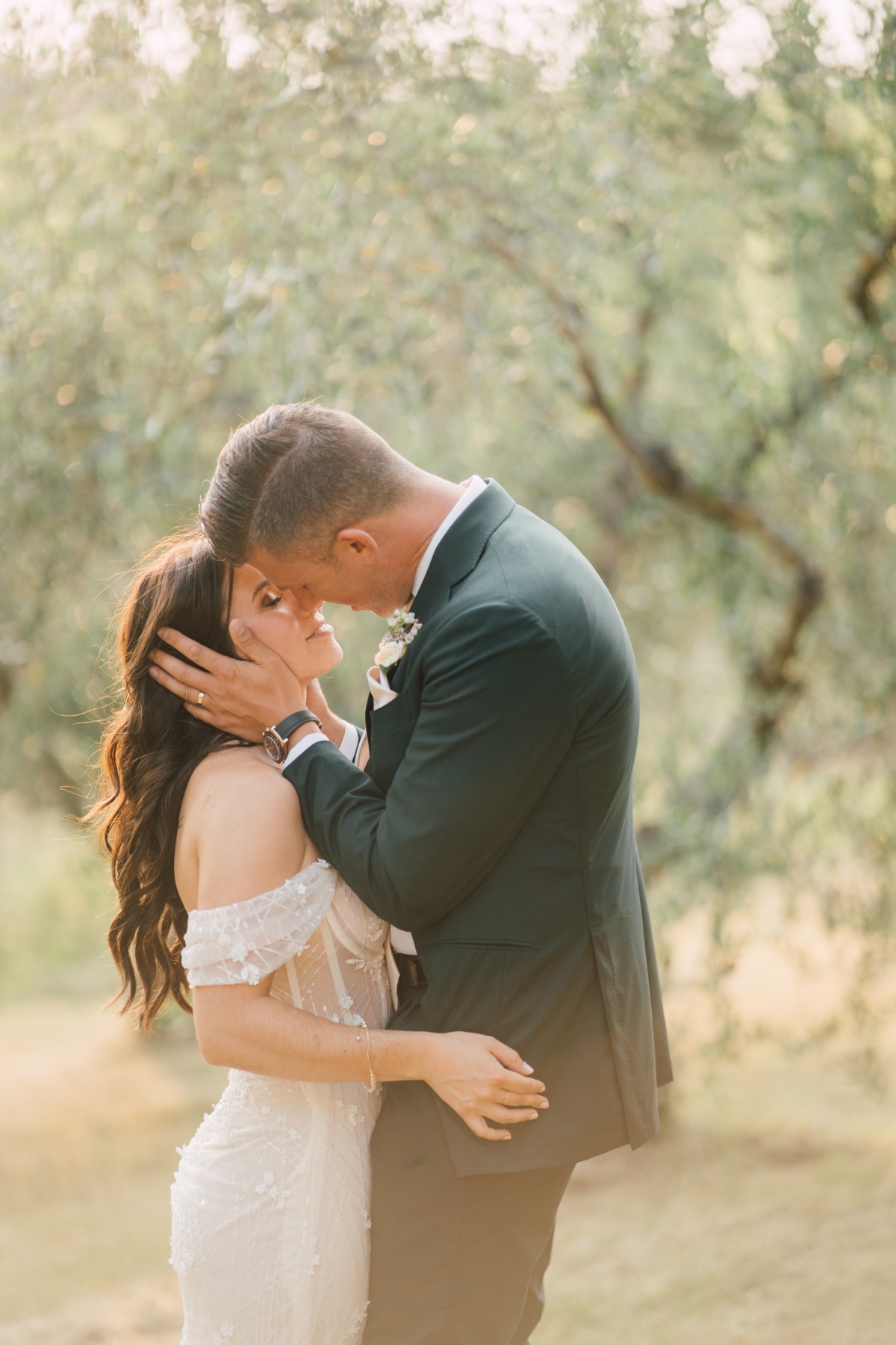 classic black suit for wedding