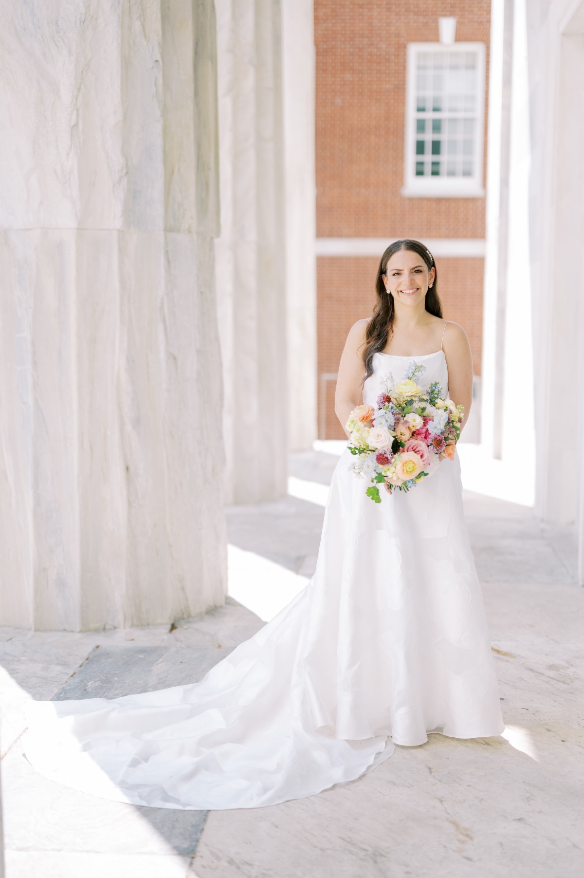 classic strapless wedding dress