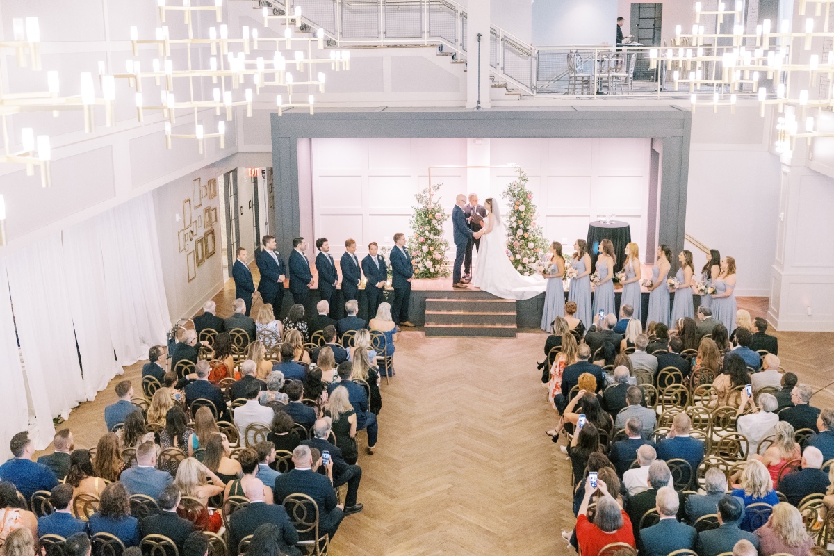 turning ceremony space into reception space