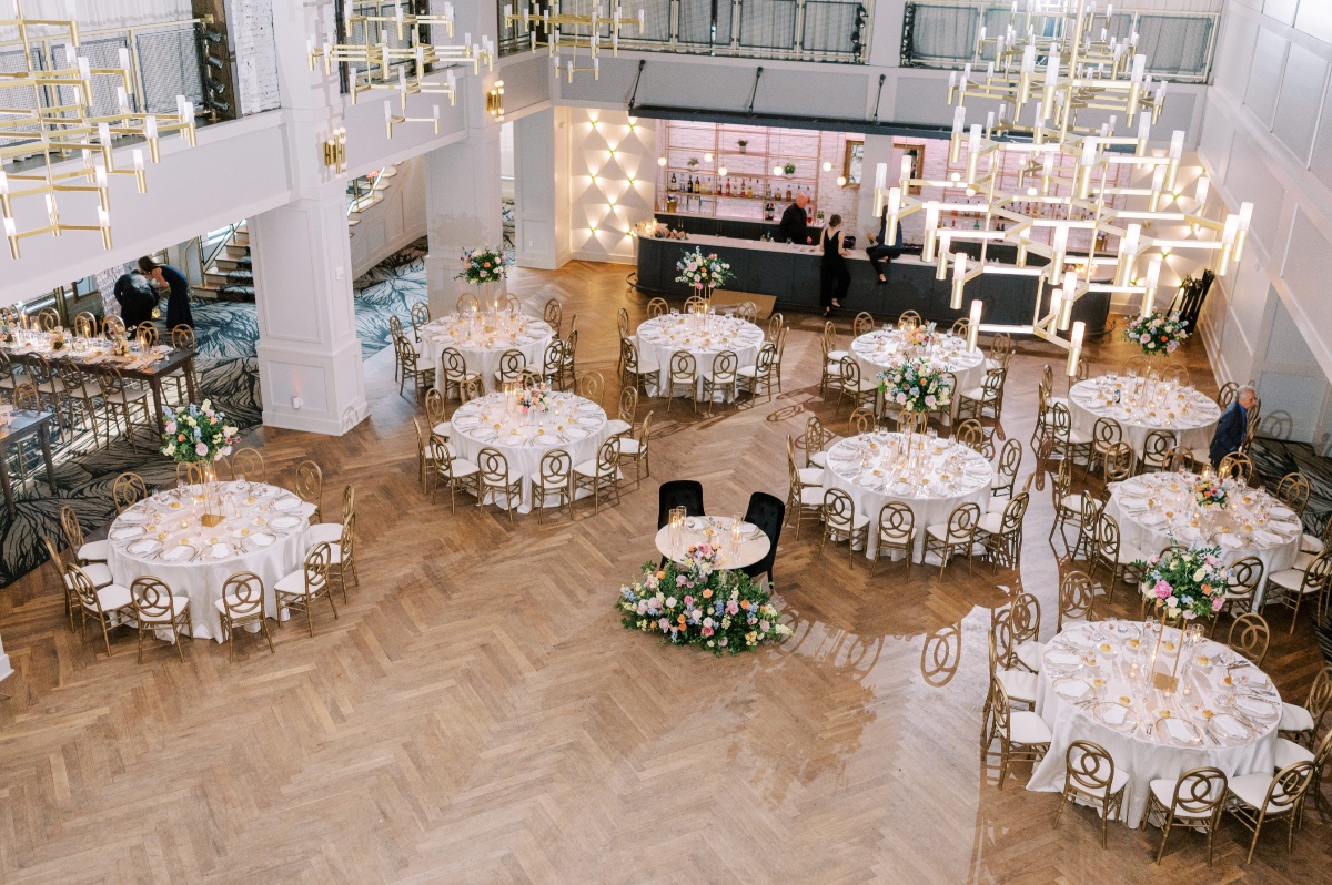 round table wedding reception