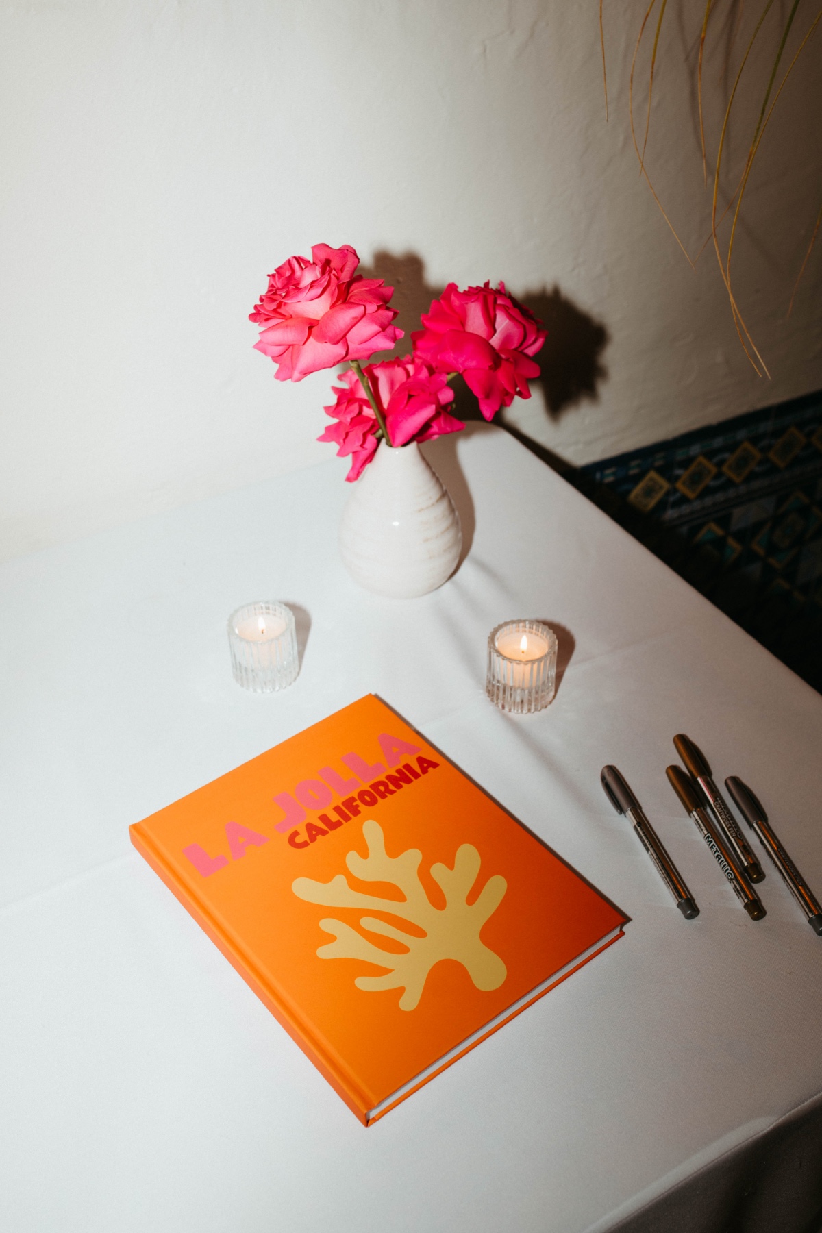 70's inspired guest book