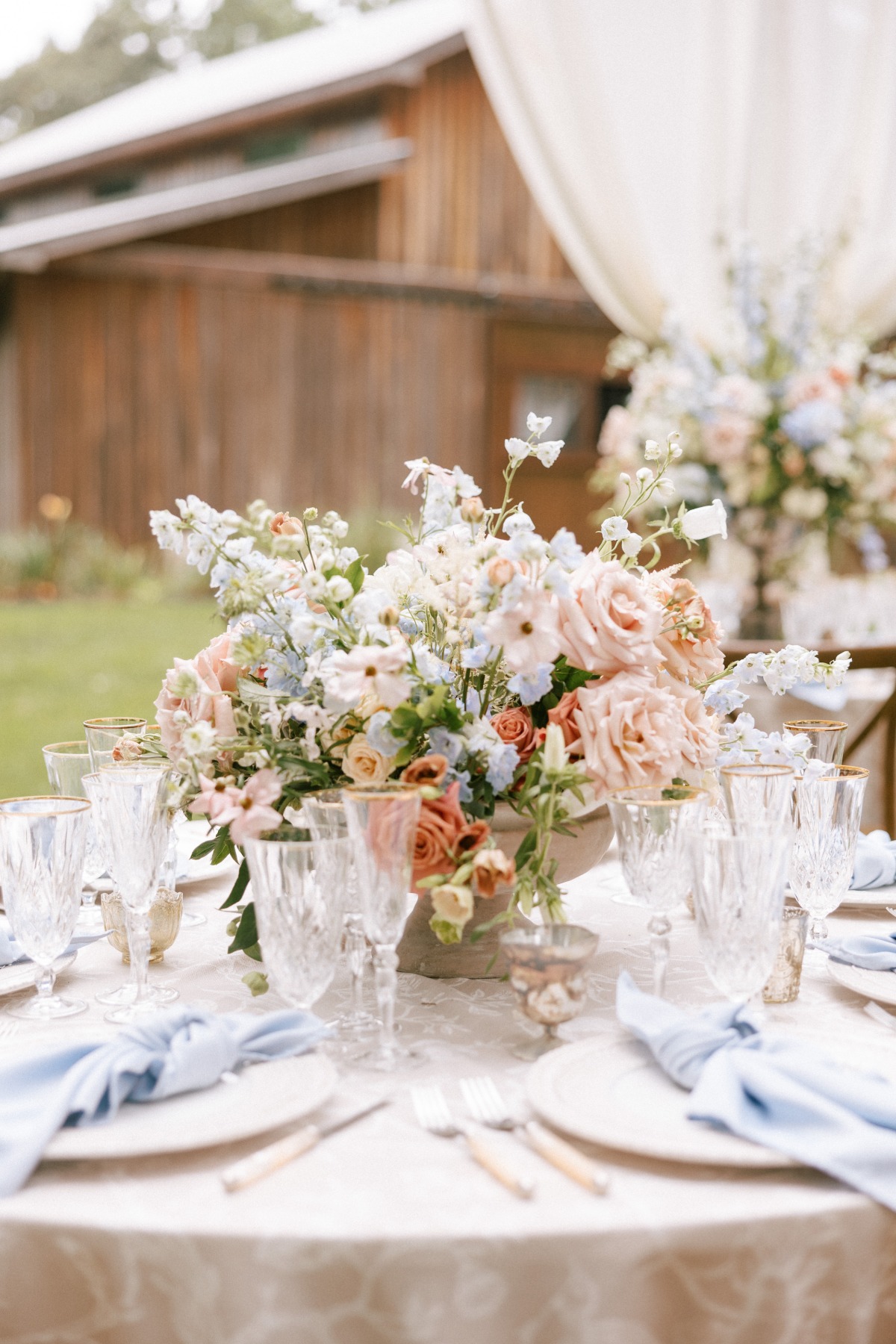 pastel wedding reception ideas