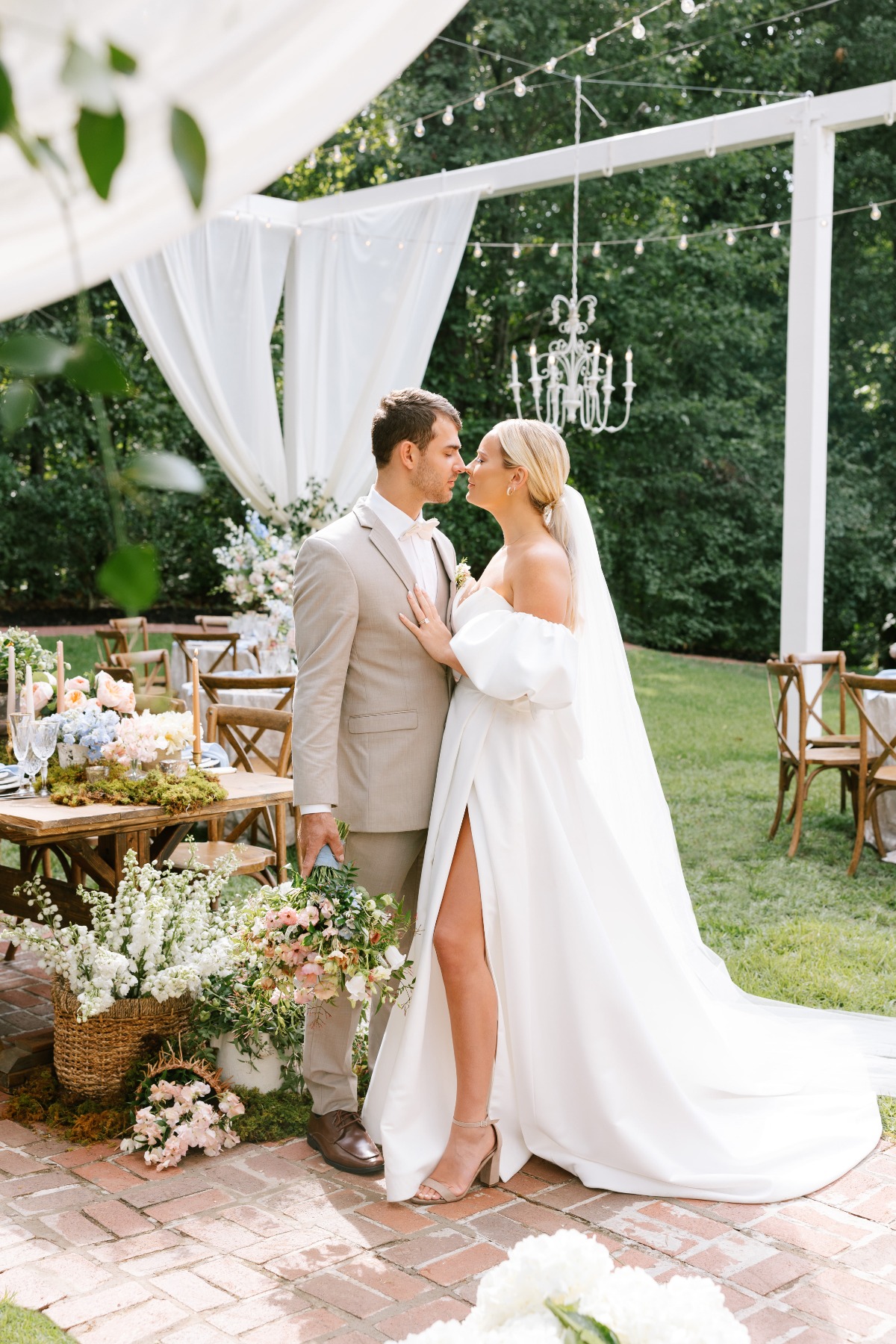 pastel garden wedding inspiration