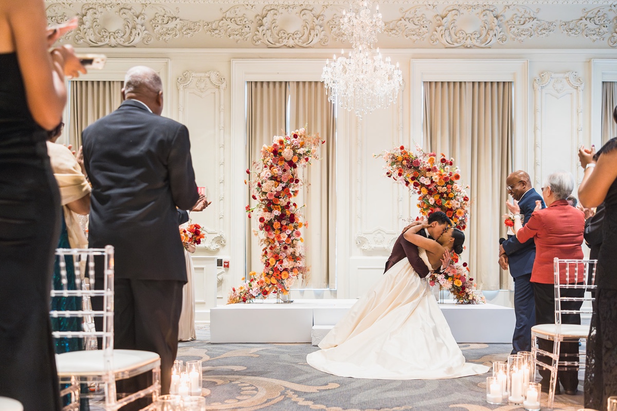 hotel ballroom wedding ceremony