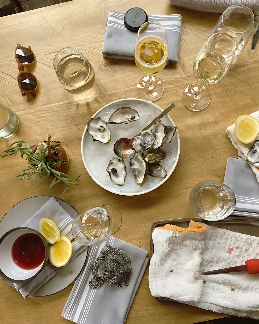 Oyster Shucking lunch