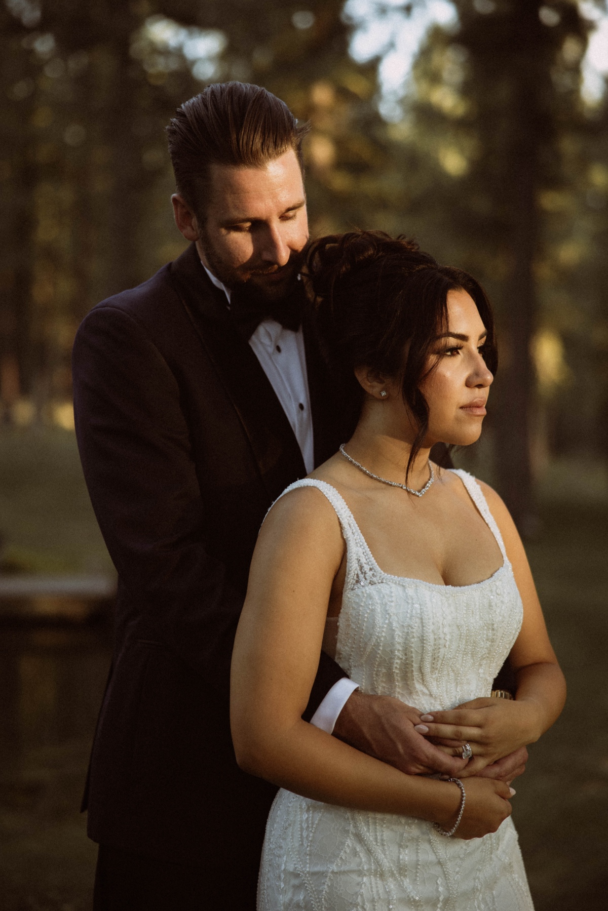 90s inspired bridal updo