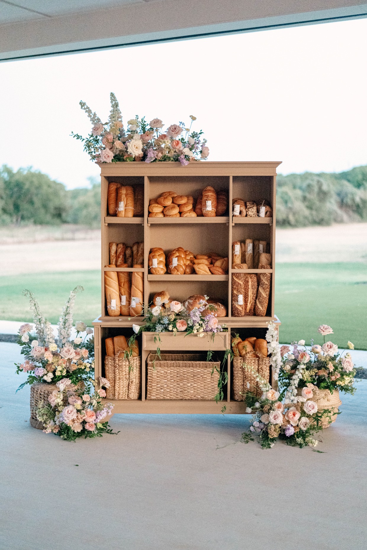 seating chart with bread