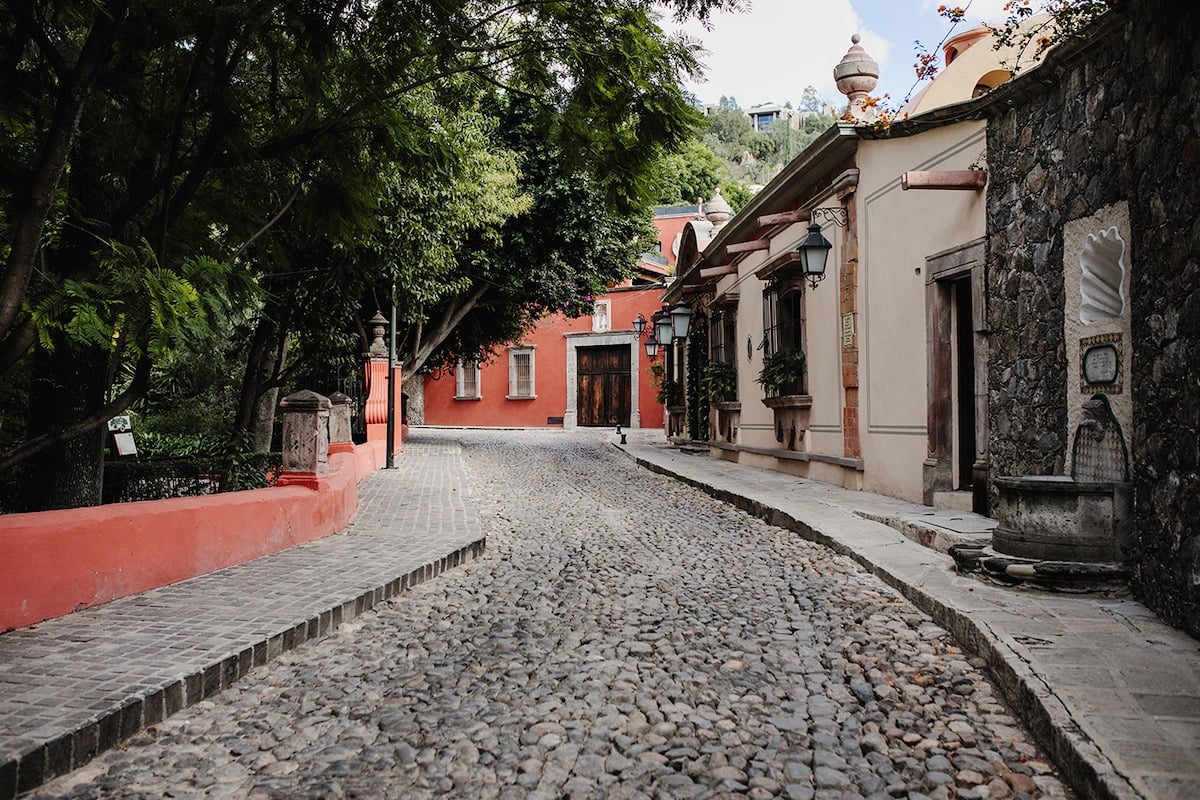 cobblestone streets of san miguel mexico