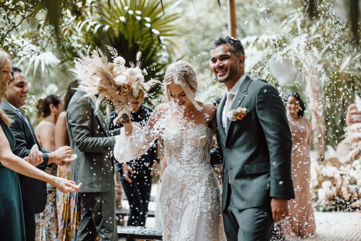 Intimate and luxurious wedding ceremony in Tulum