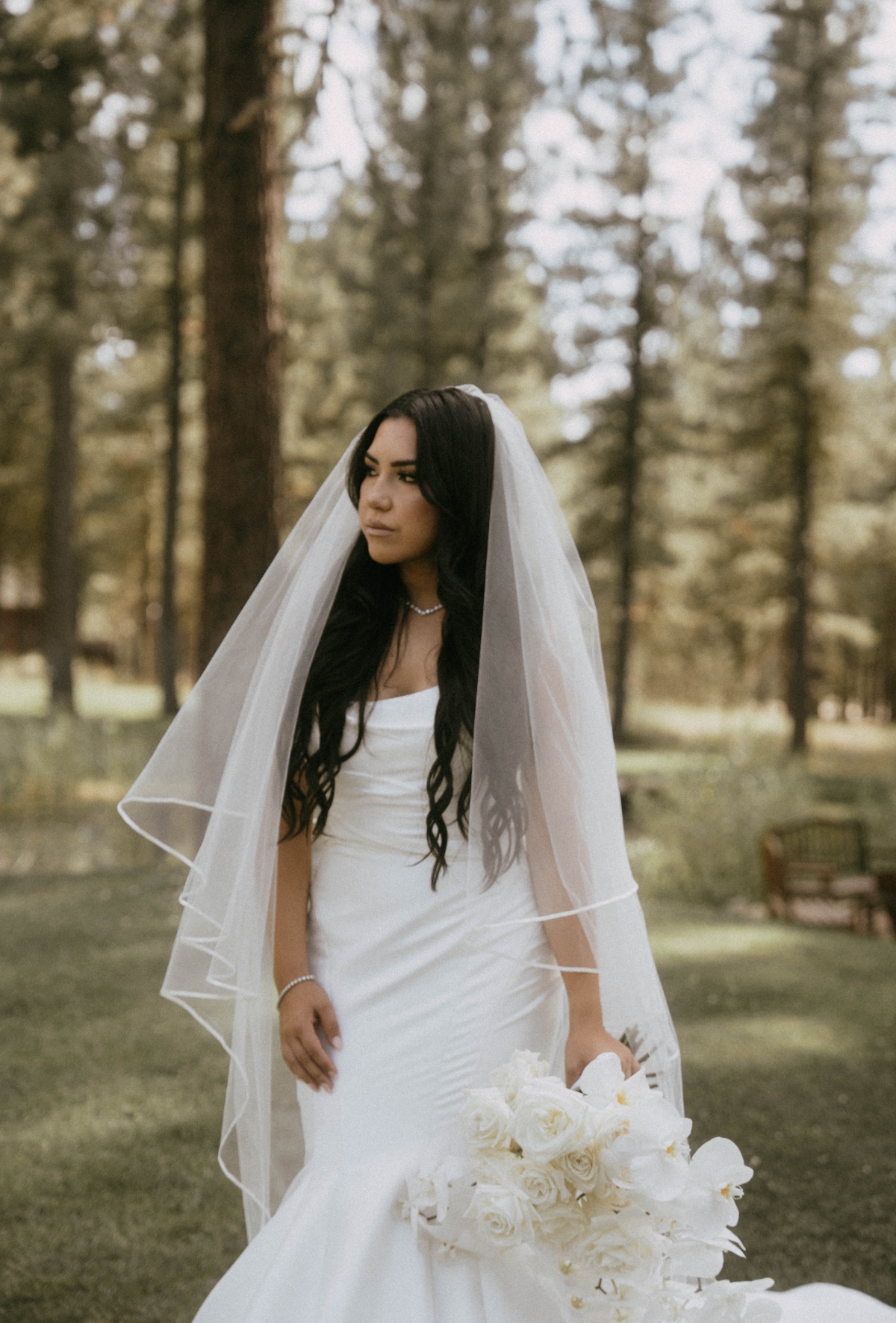 bride in timeless dress