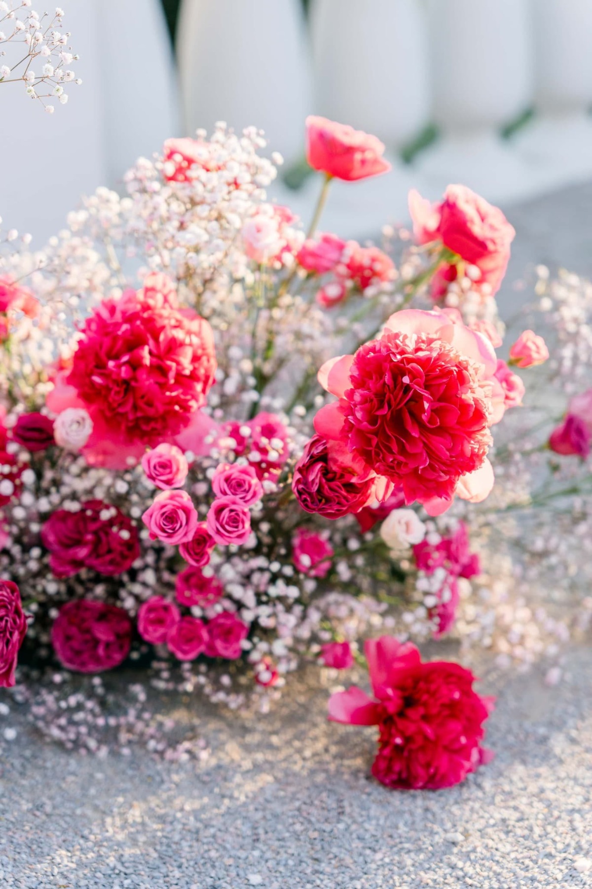 fuchsia wedding flowers