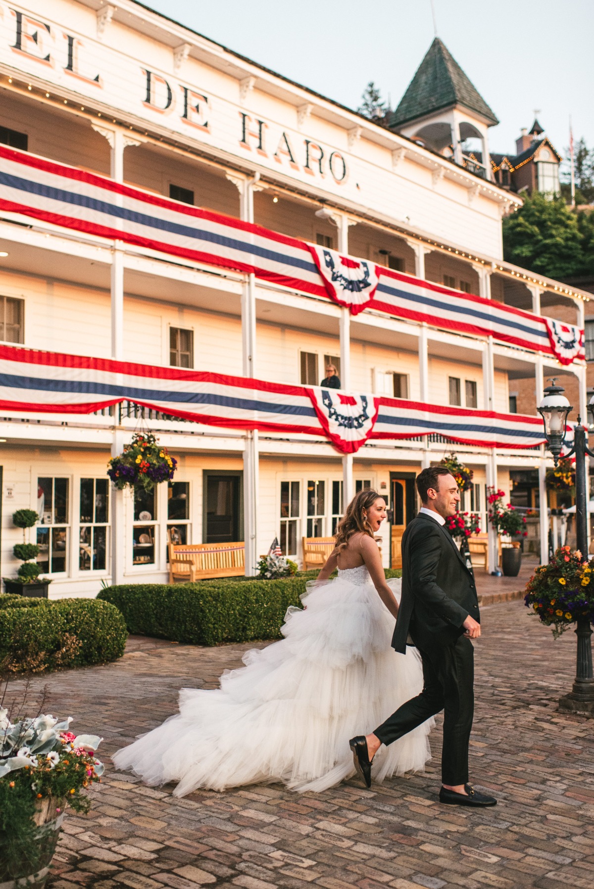 patriotic wedding decor