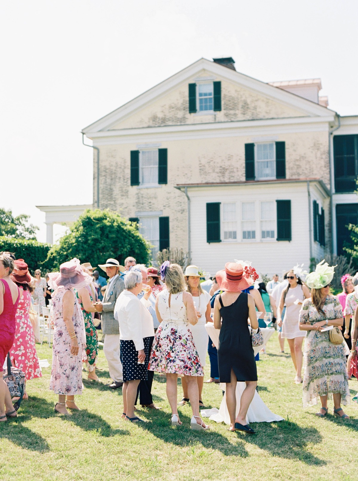 outdoor Derby wedding cocktail hour