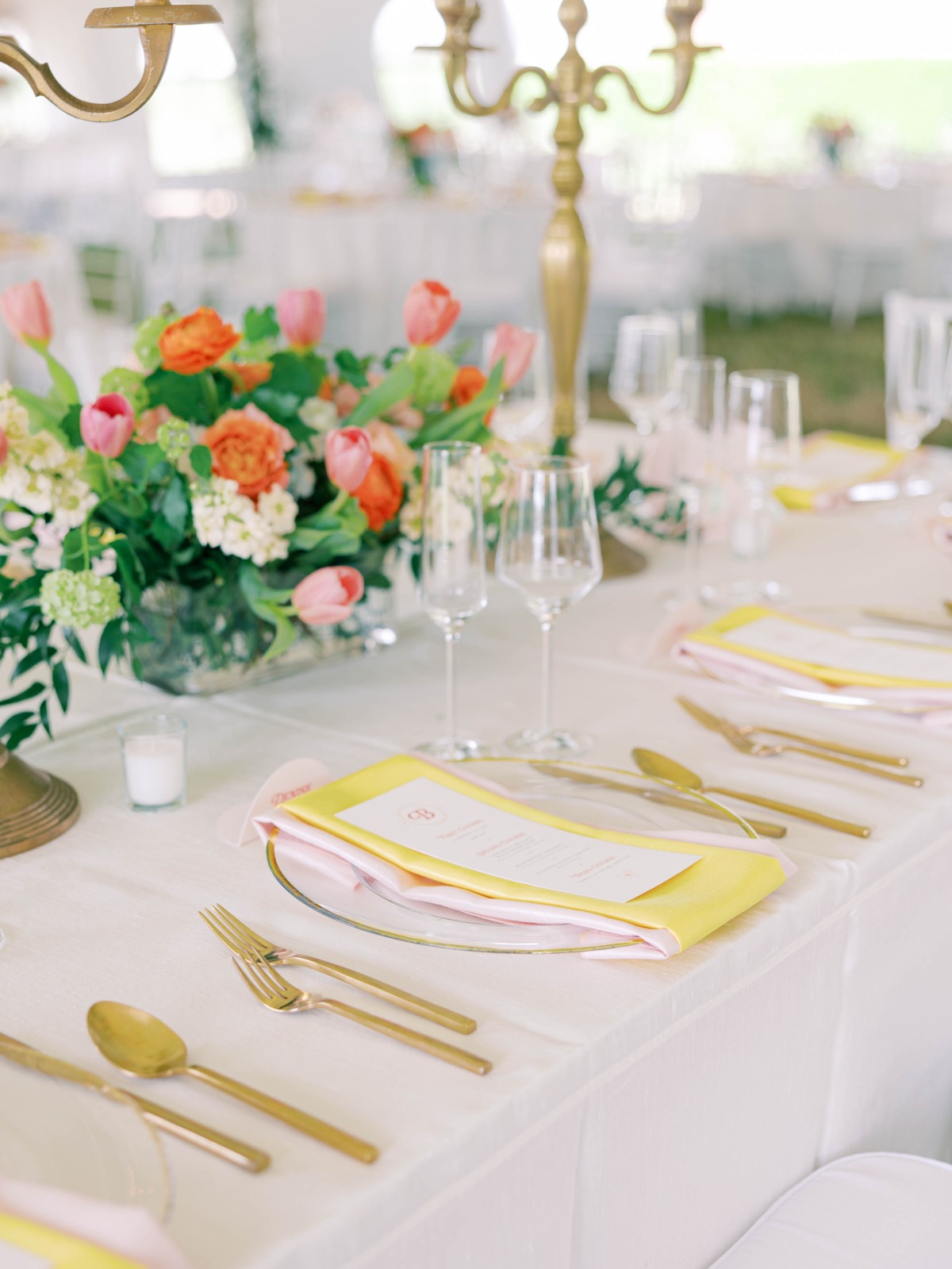 gold flatware