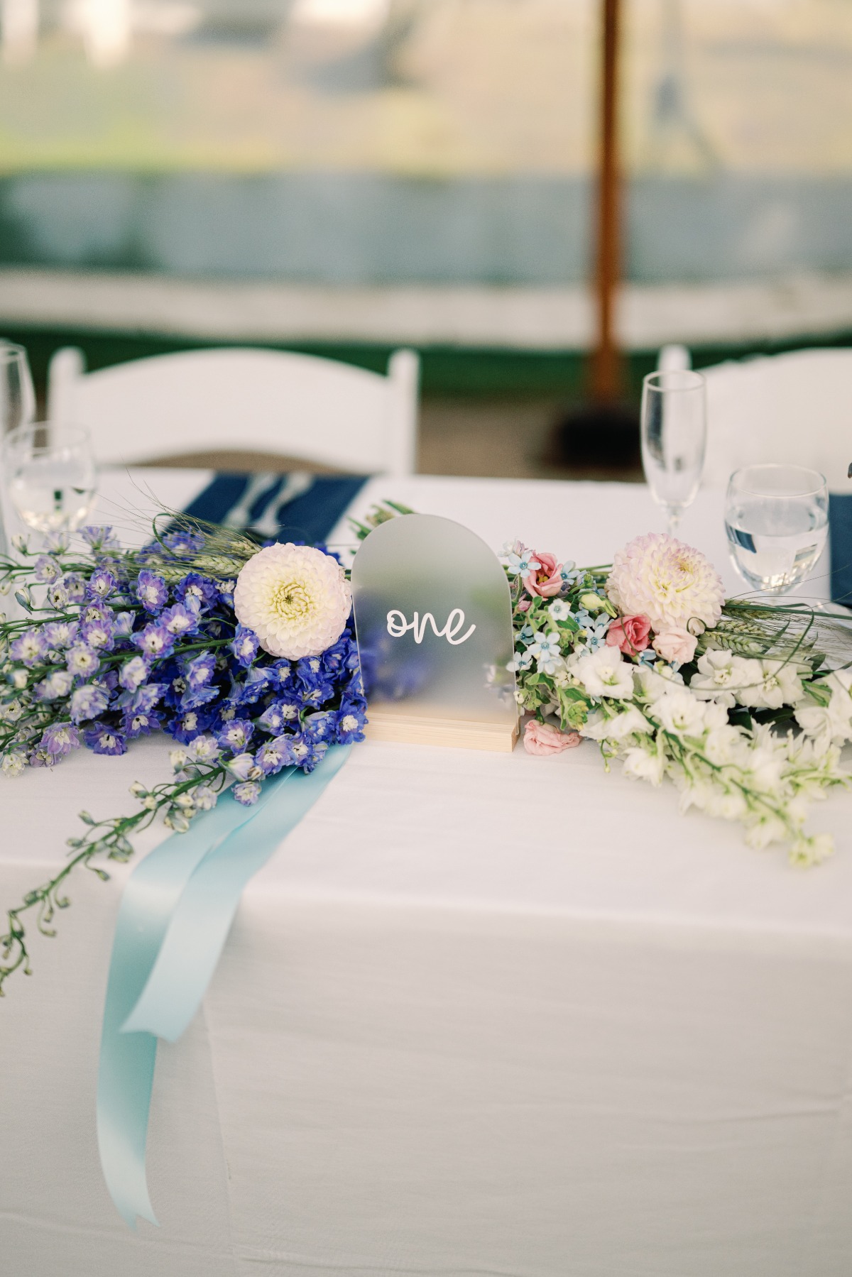 handwritten table numbers