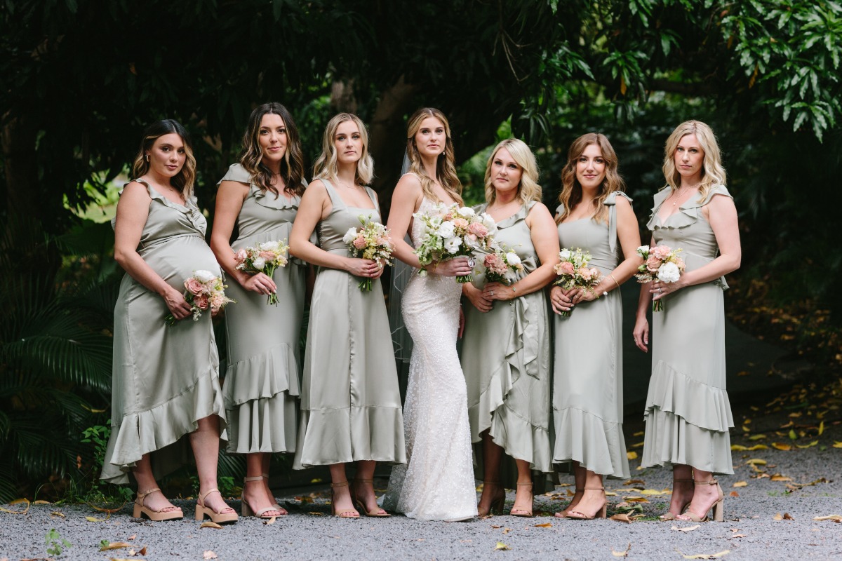 mix and match sage bridesmaid dress ideas