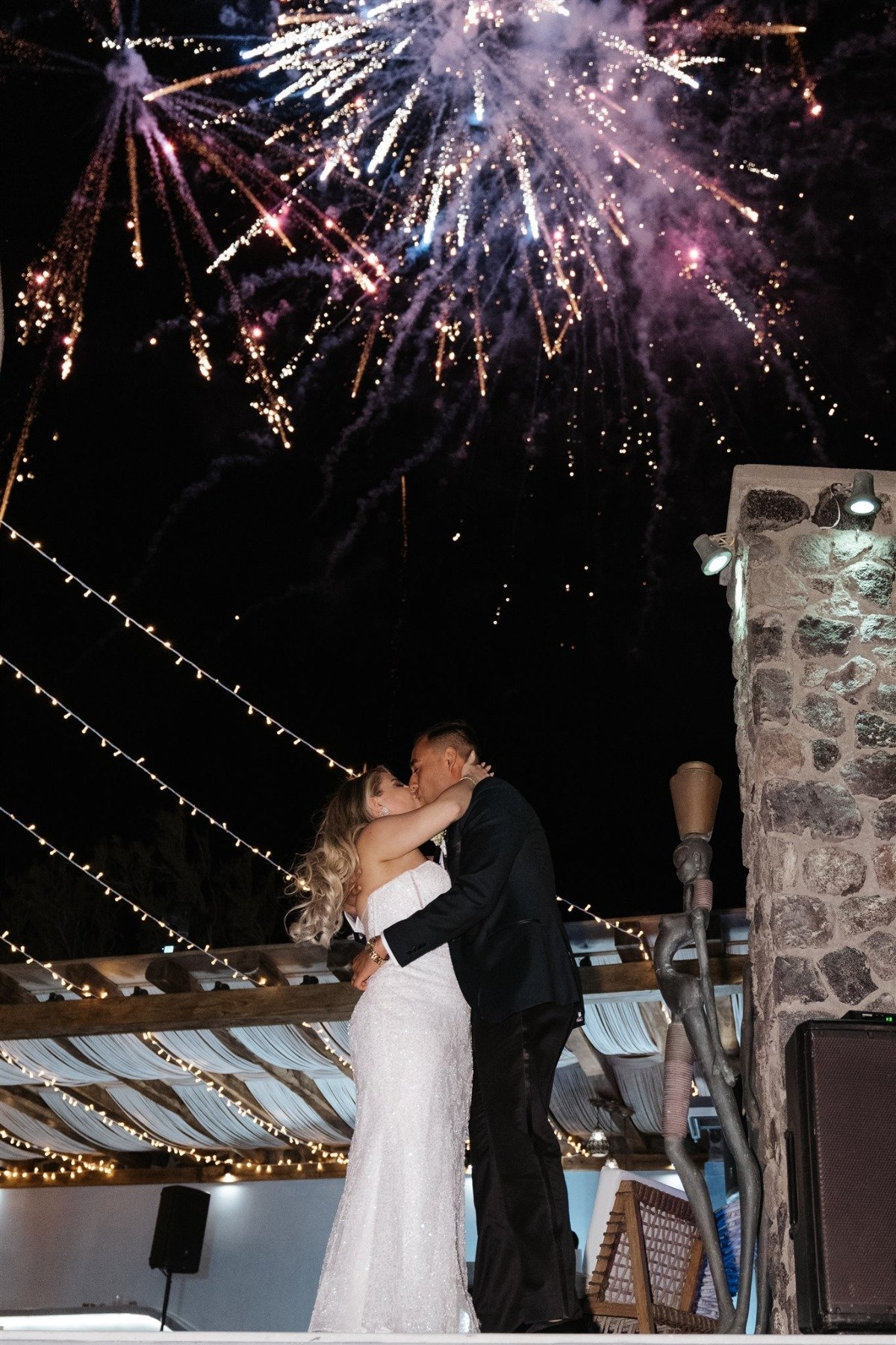 wedding fireworks