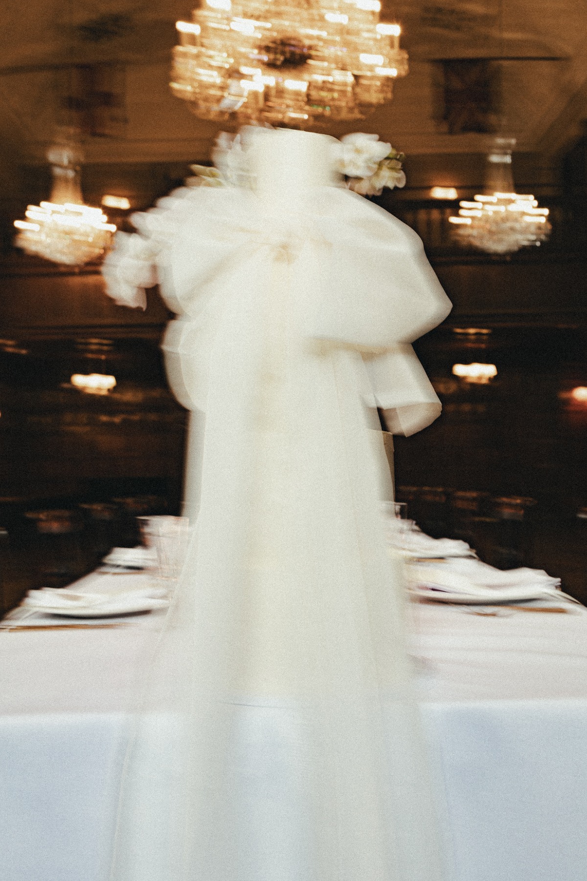 blurry wedding photography