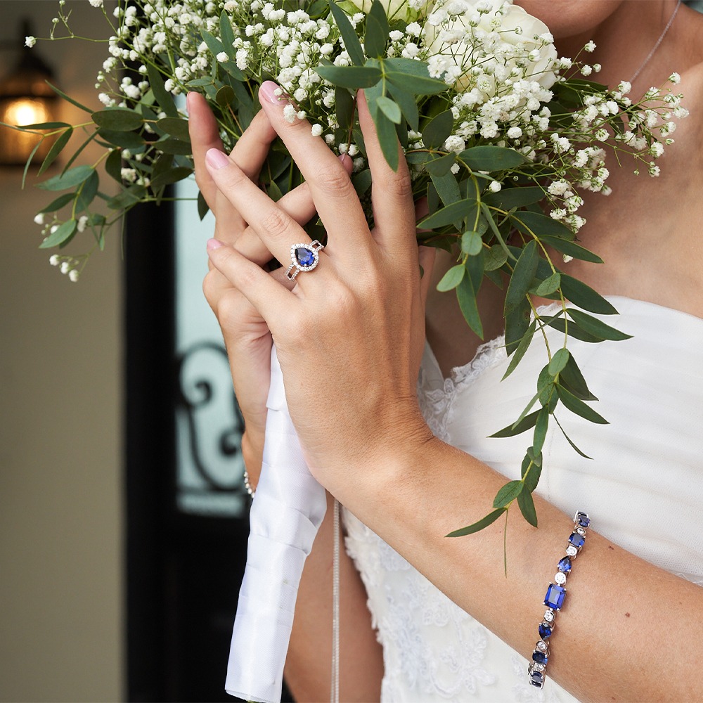 sapphire wedding jewelry by Angara