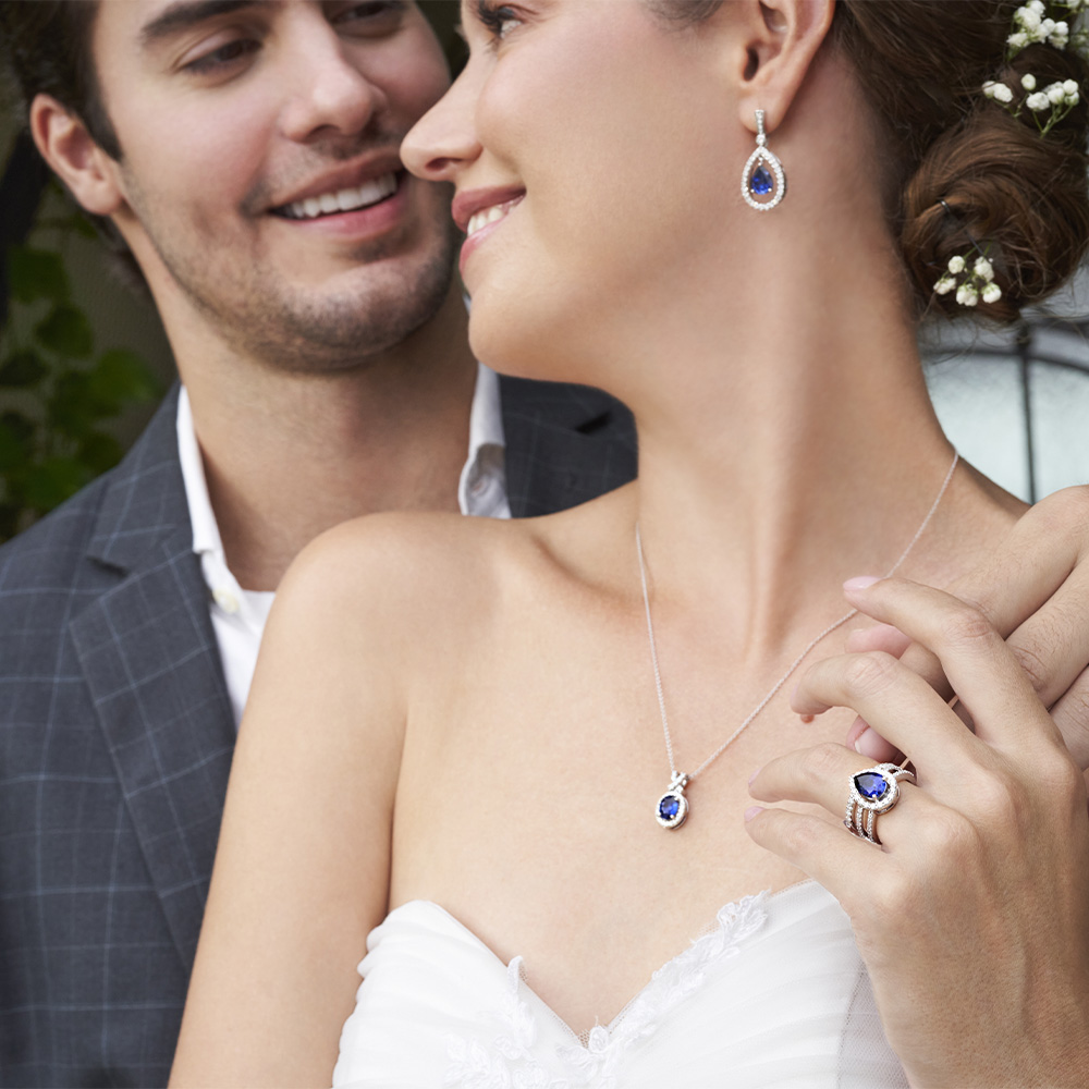 something blue wedding jewelry ideas by angara