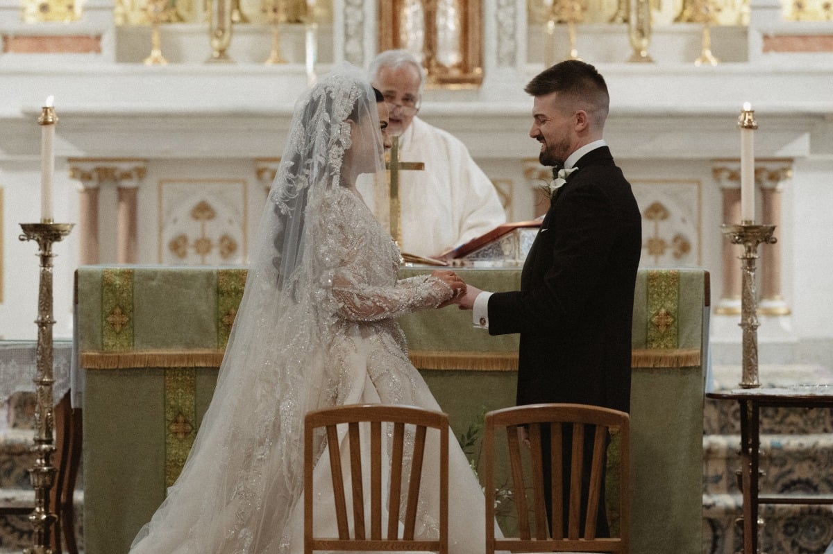 New Jersey Catholic church wedding