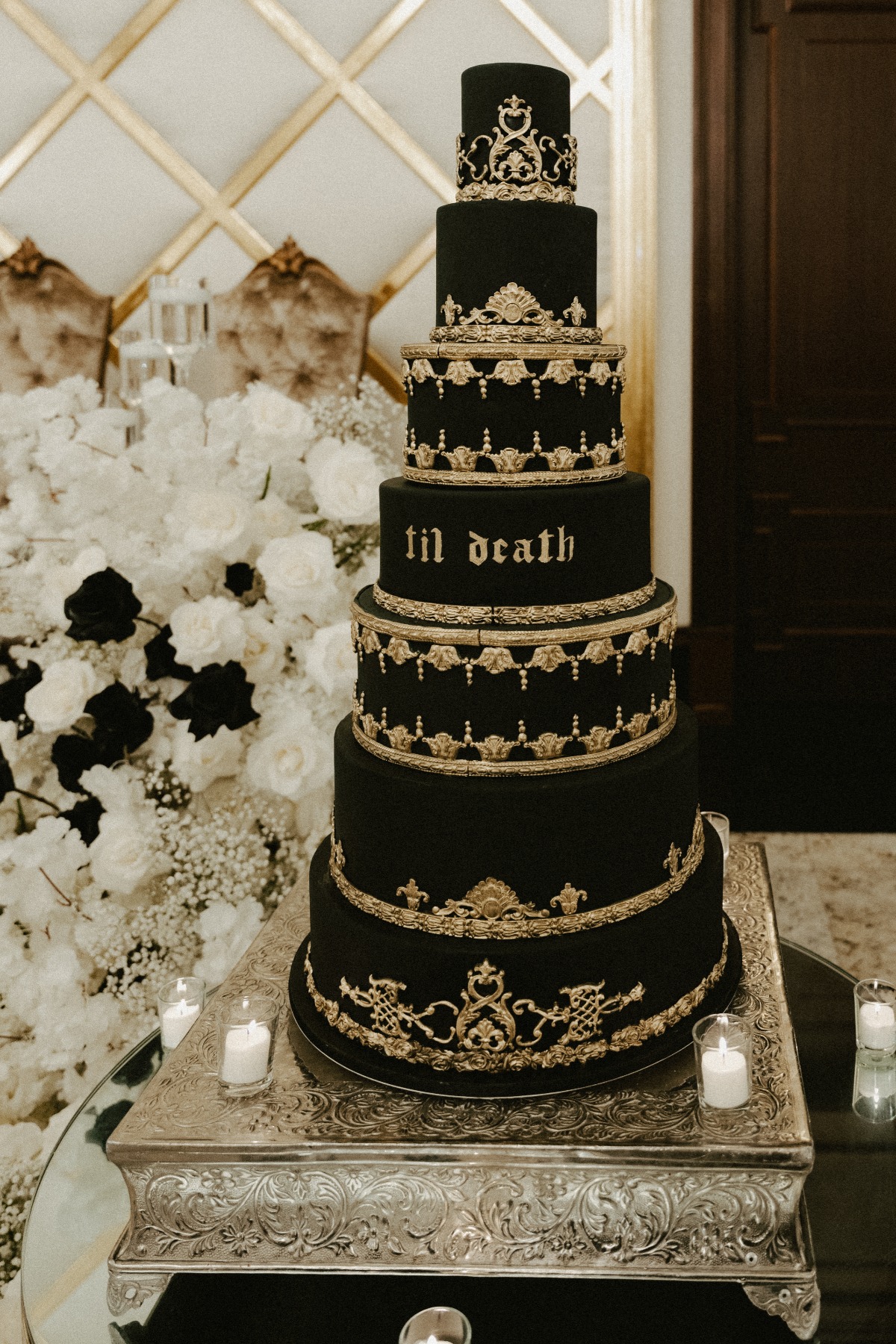 til death wedding cake