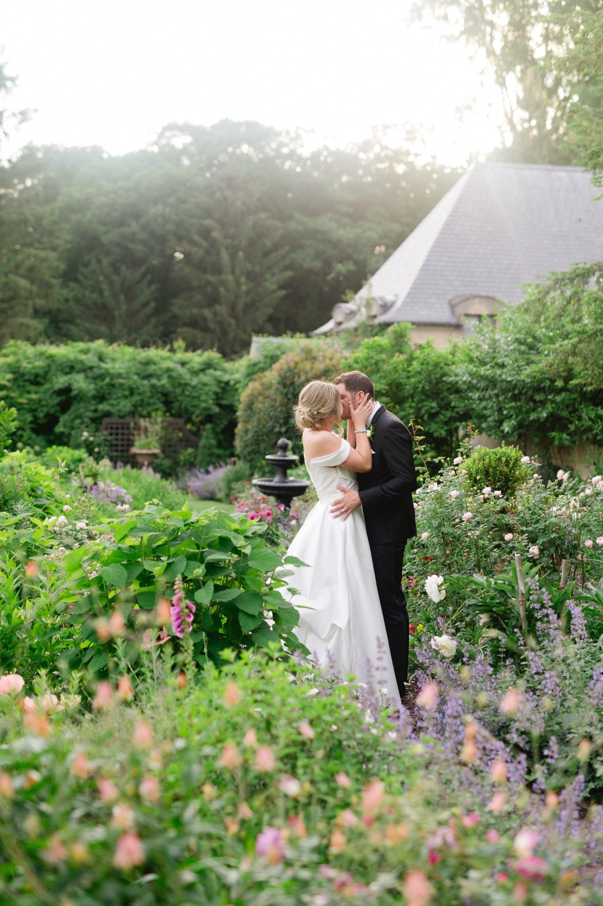 french garden inspired wedding in michigan