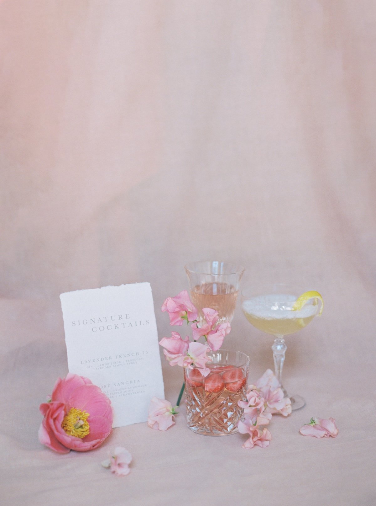 pastel signature cocktail ideas for a wedding