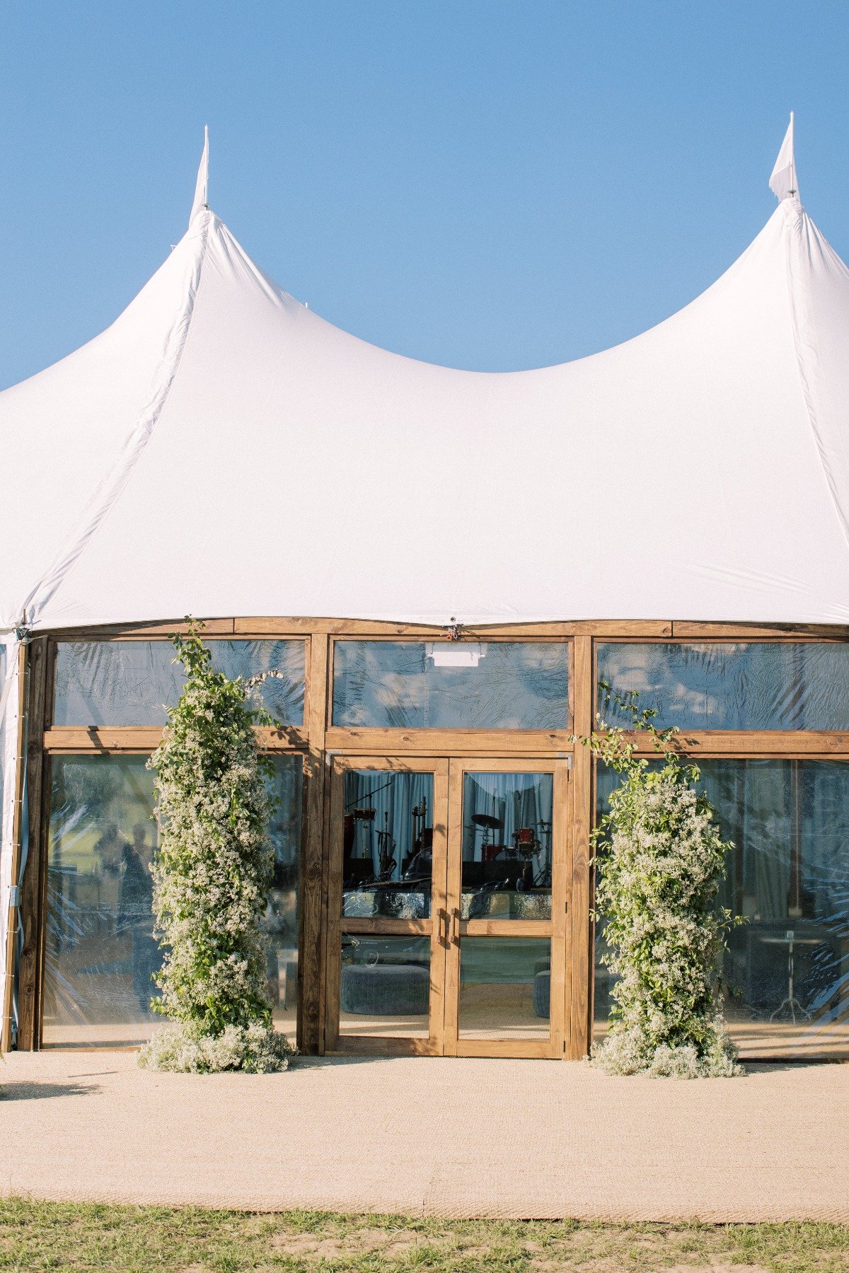 tented wedding reception in lowcountry