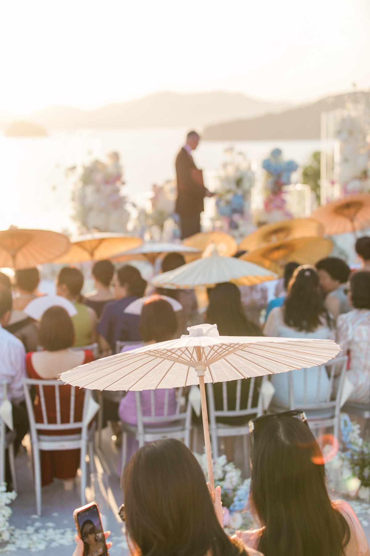 parasols for outdoor wedding