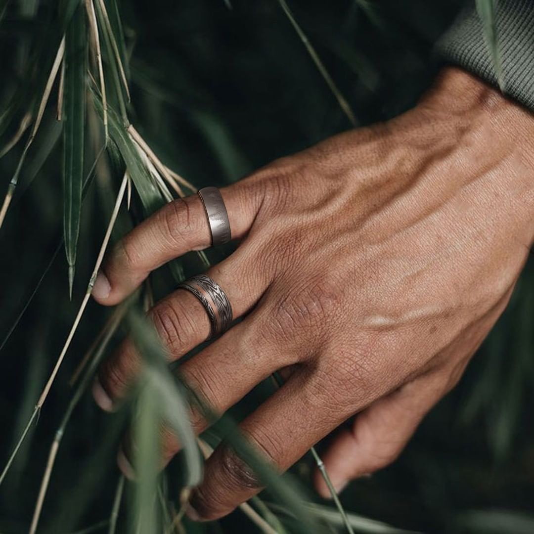 gentlebands mens rings made with cool materials