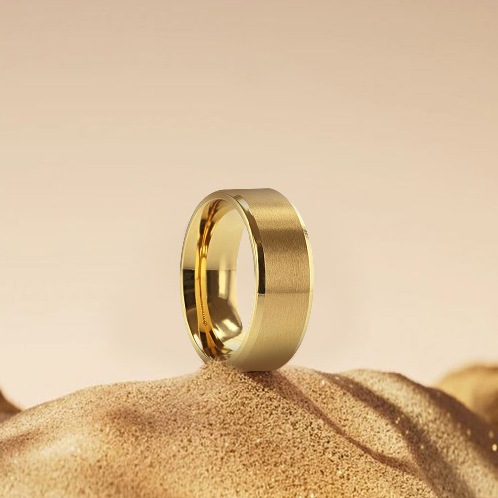 gentlebands classic yellow gold wedding band