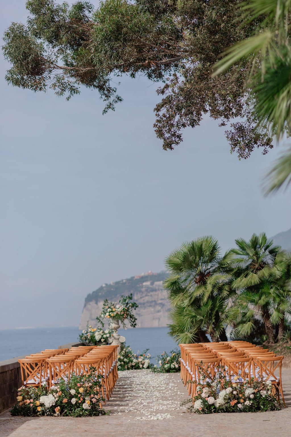 cliffside wedding ceremony 