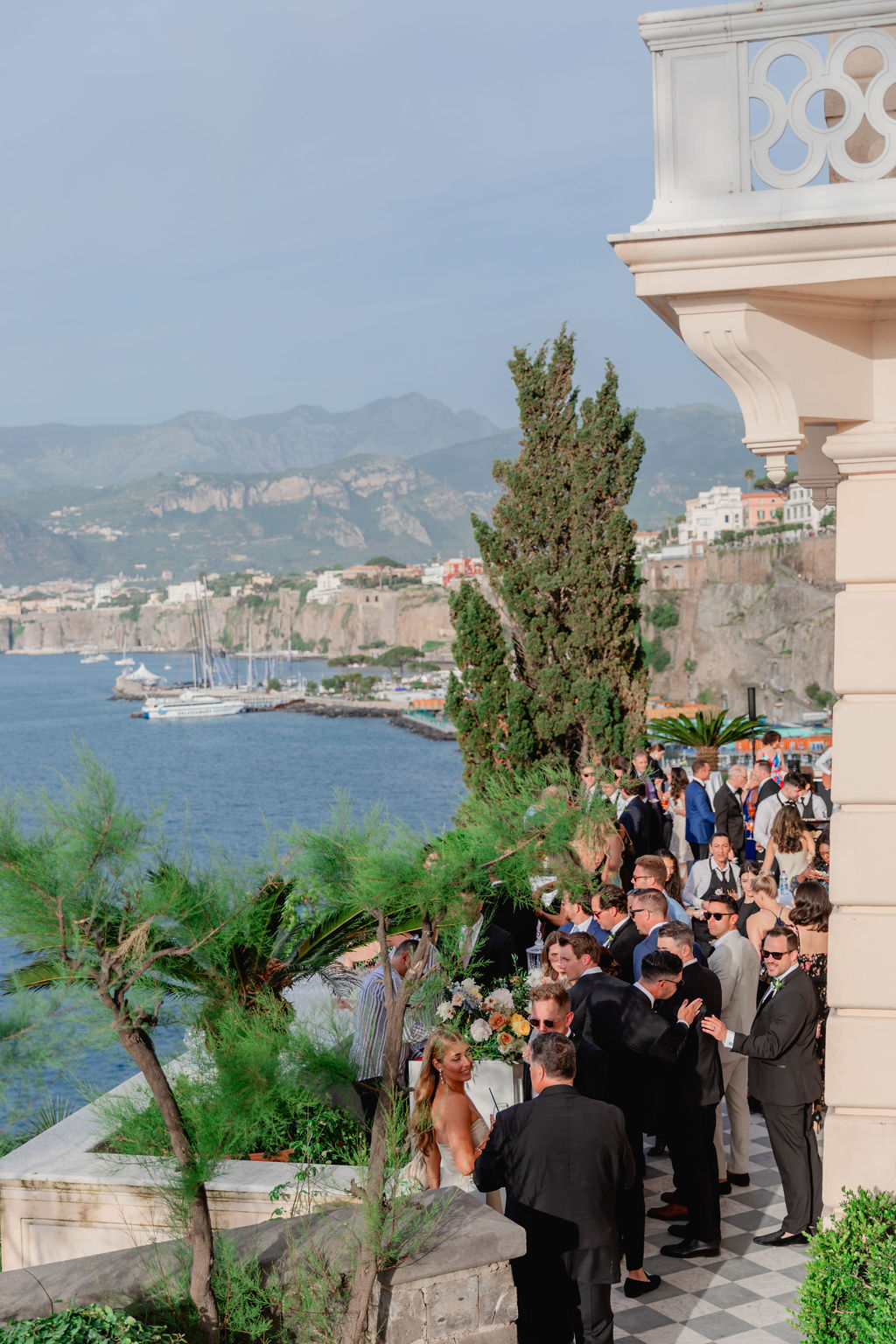 Italian coast wedding