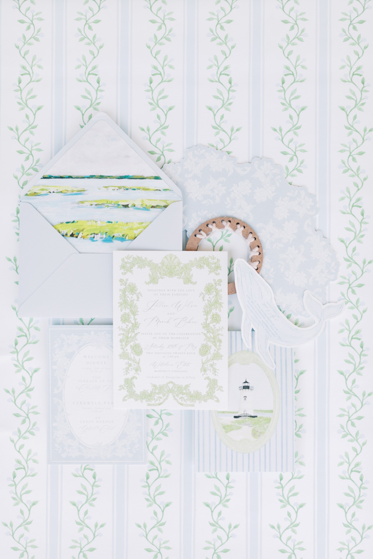 coastal wedding invitations