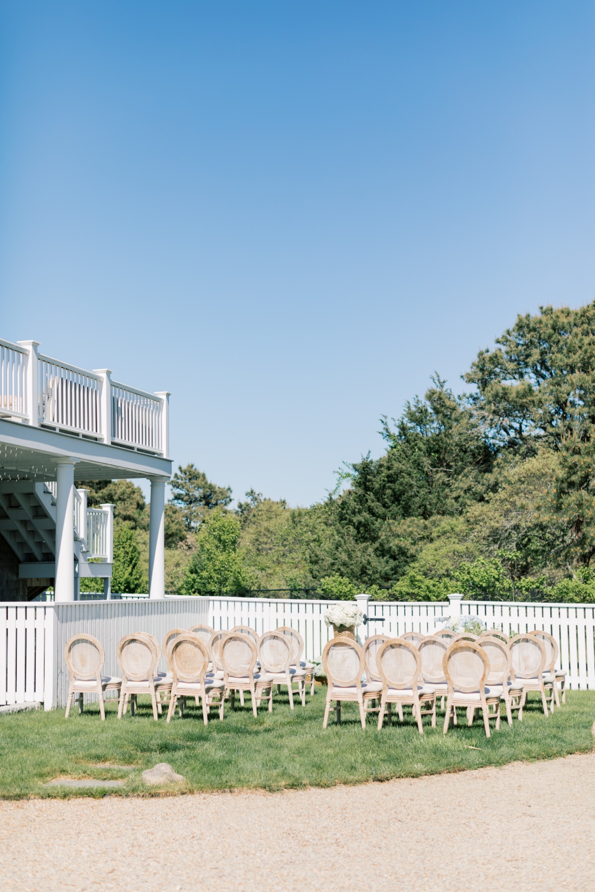 Martha's Vineyard backyard wedding