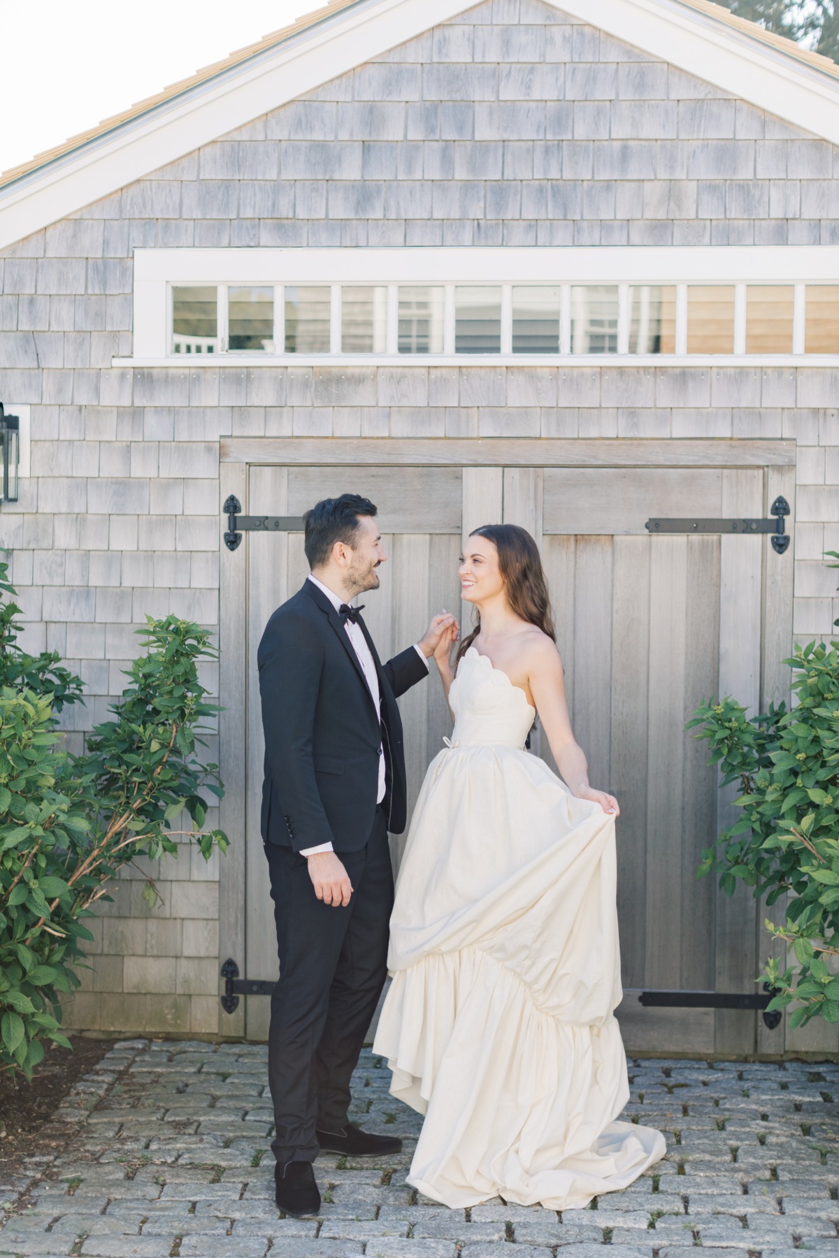 bubble skirt wedding dress