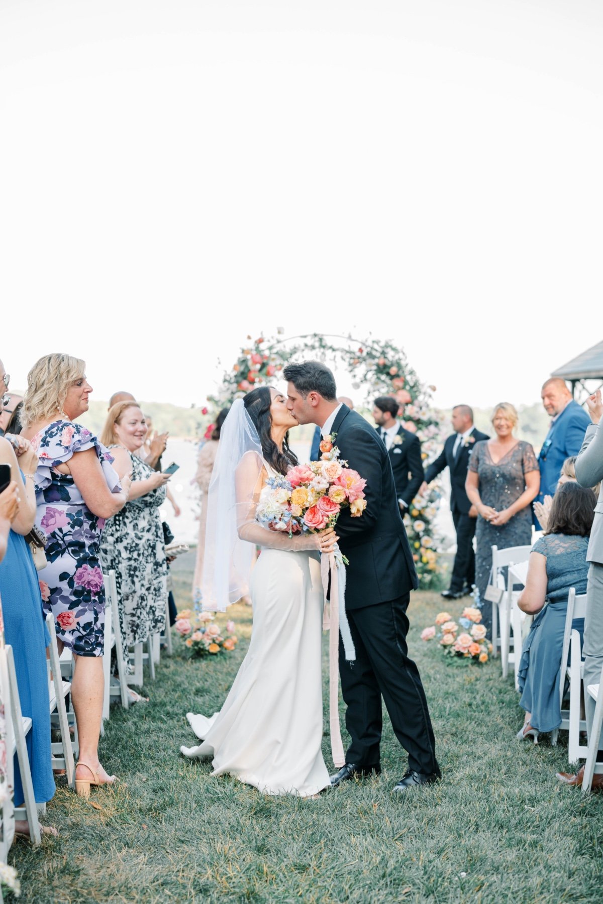 river front wedding ceremony