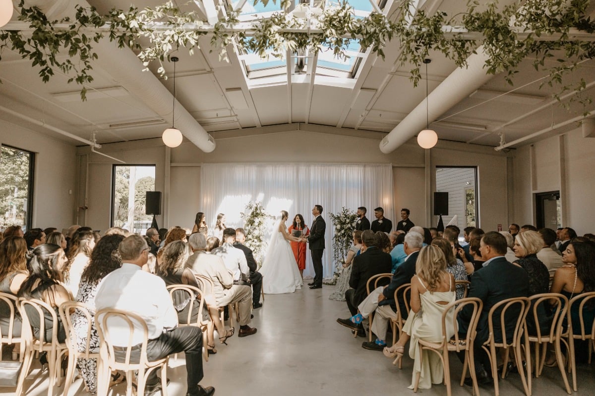 brewery wedding ceremony