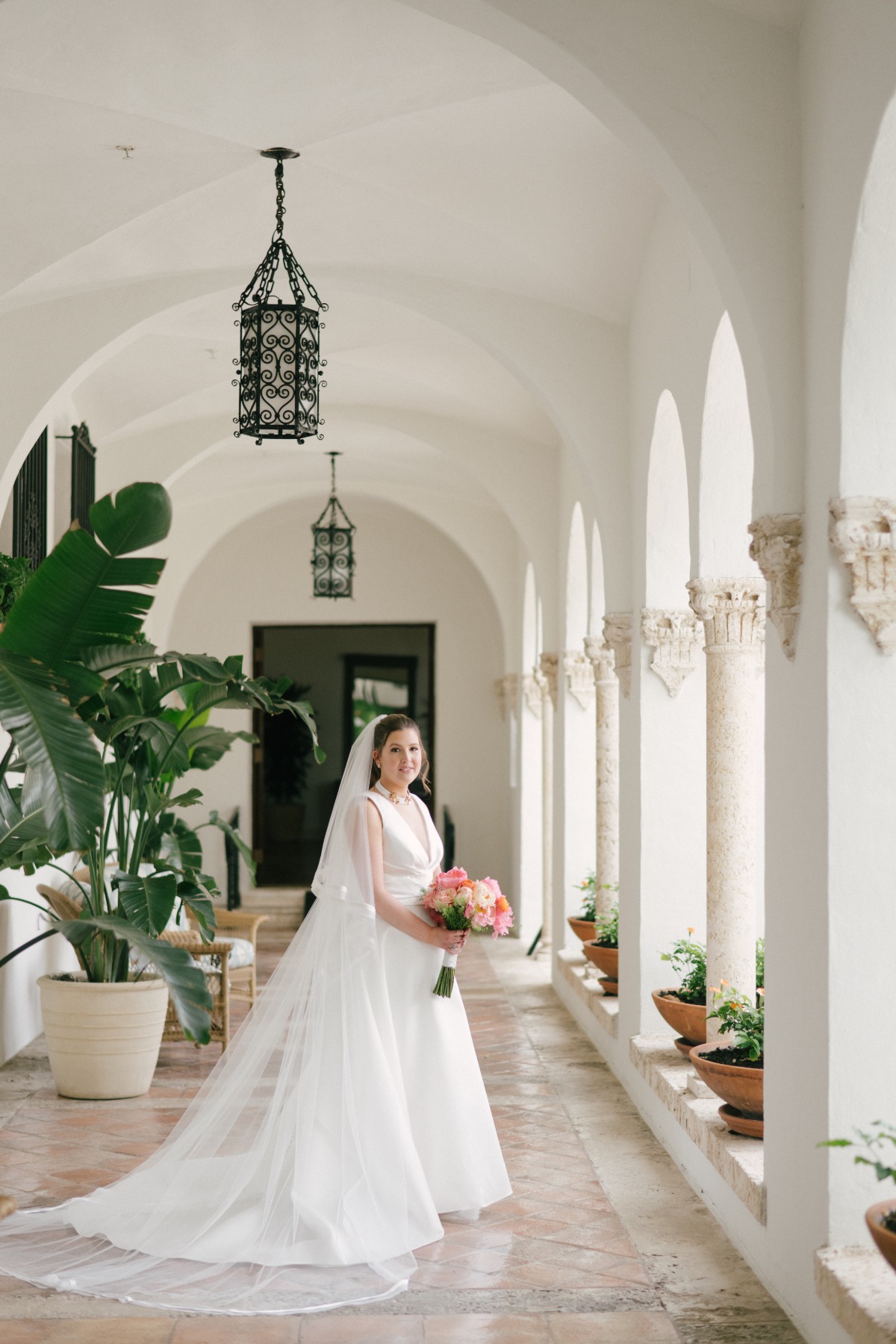 miami architecture bridal portraits