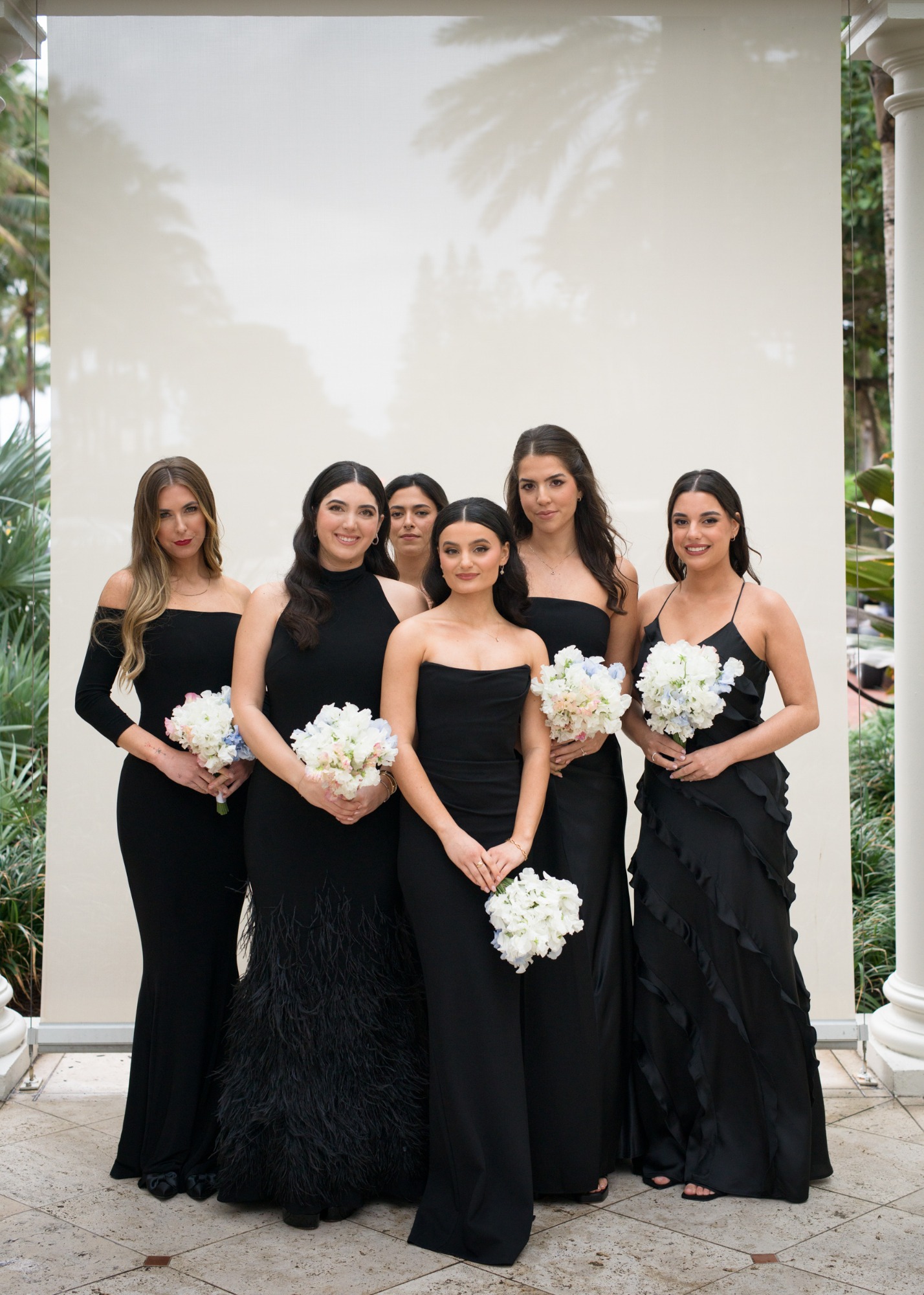 black bridesmaid dresses