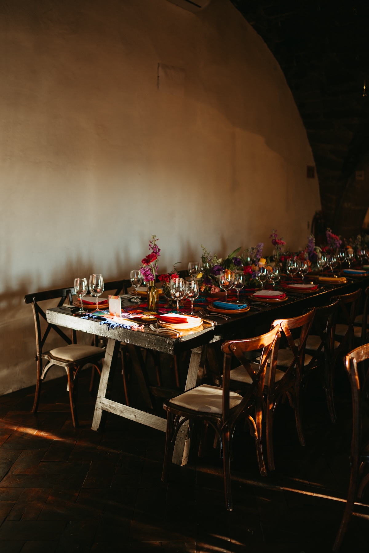 colorful wedding tablescape inspiration