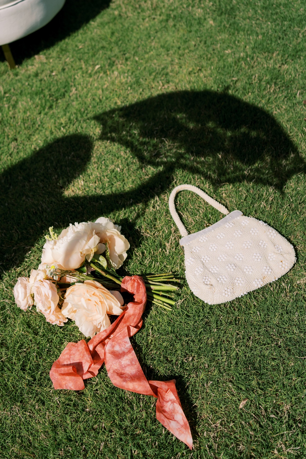 beaded bridal purse