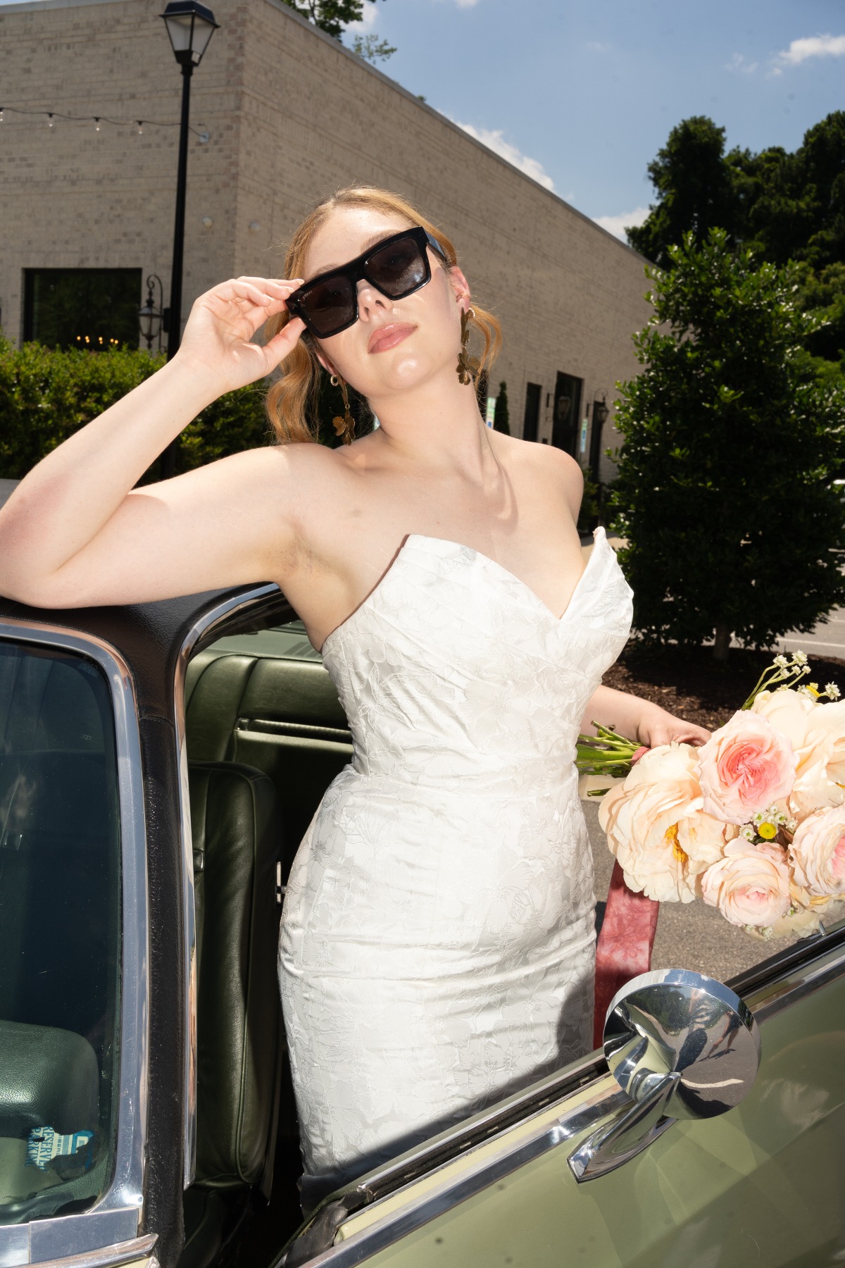 strapless mermaid wedding dress