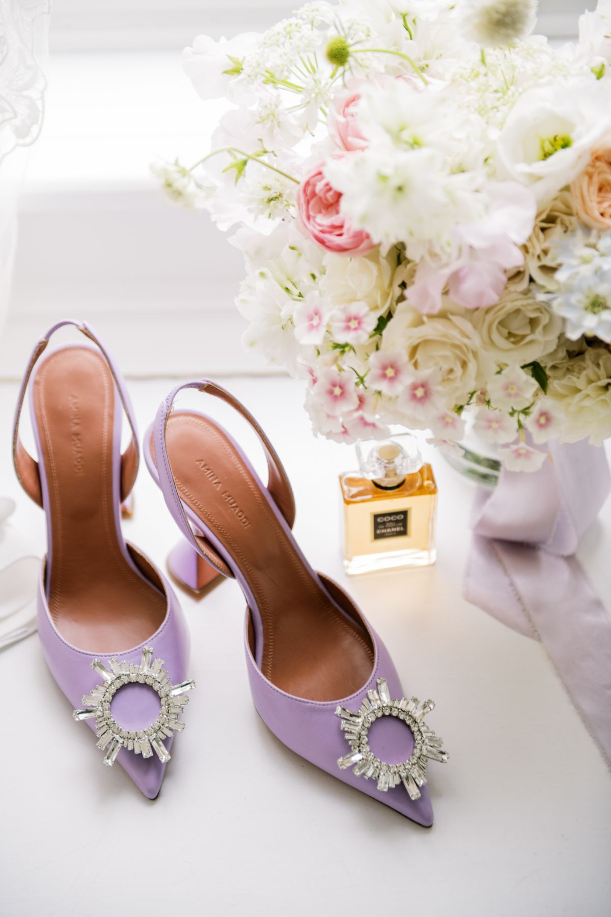 lavender wedding shoes