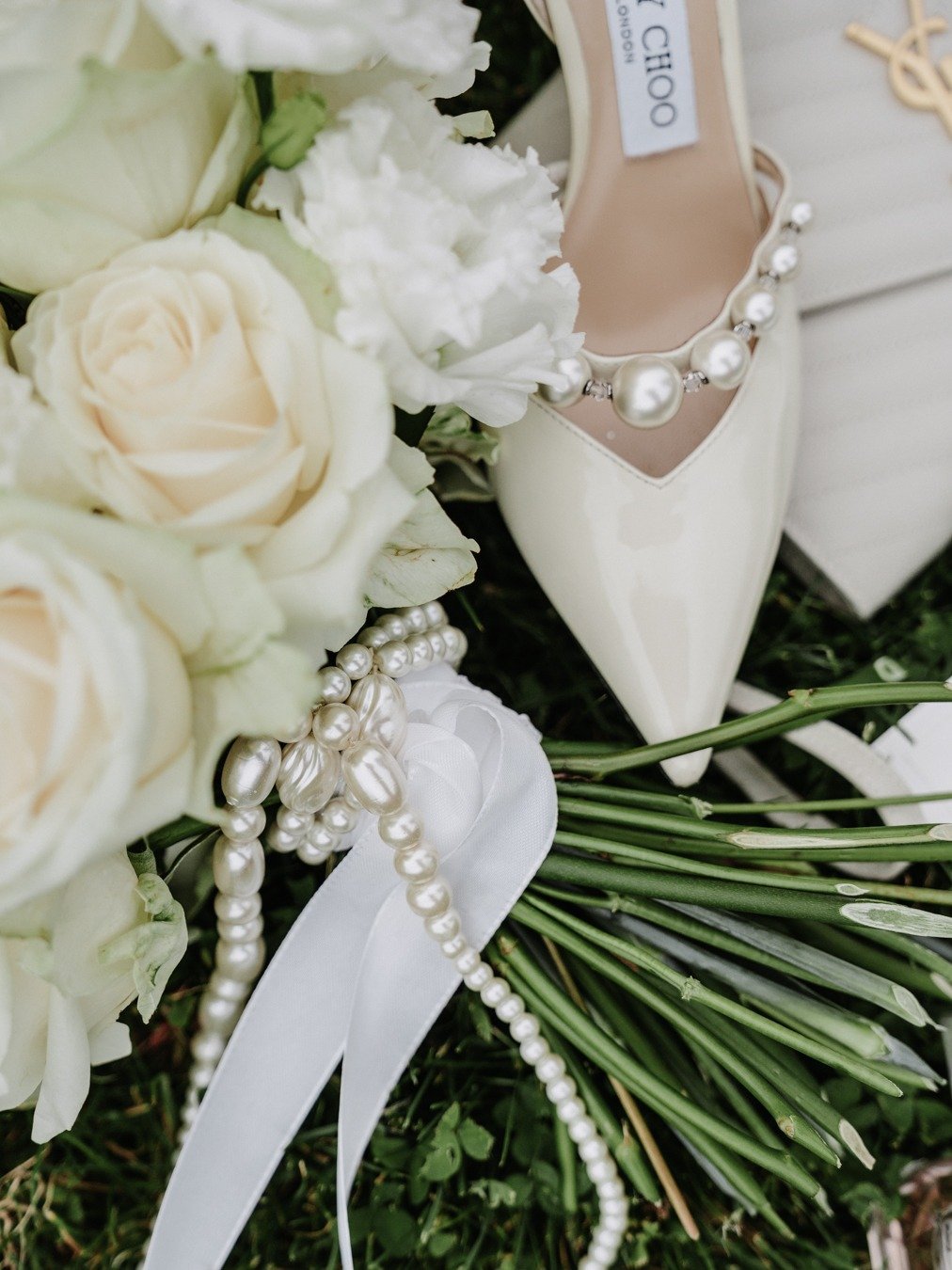 pointy toe pearl jimmy choo wedding shoes