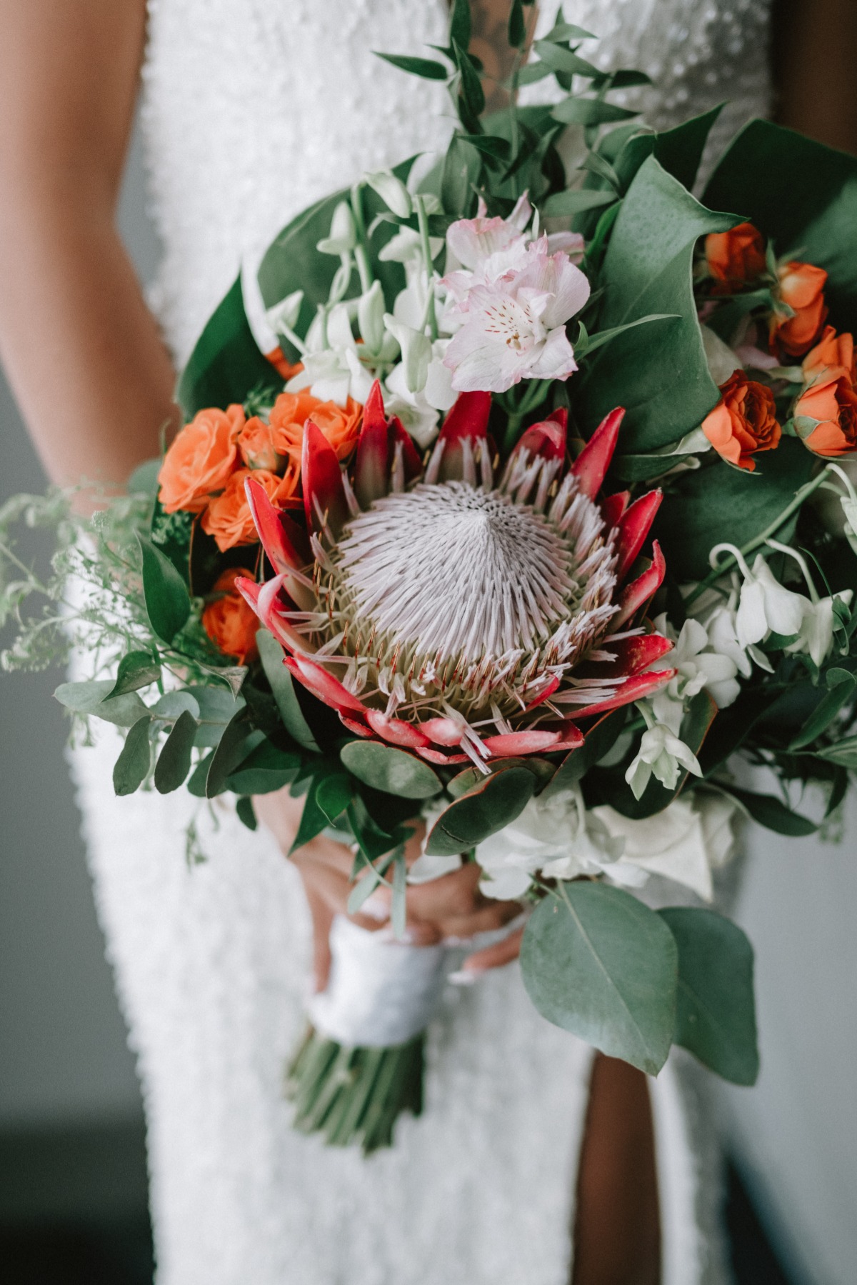 tropical wedding bouquet inspiration