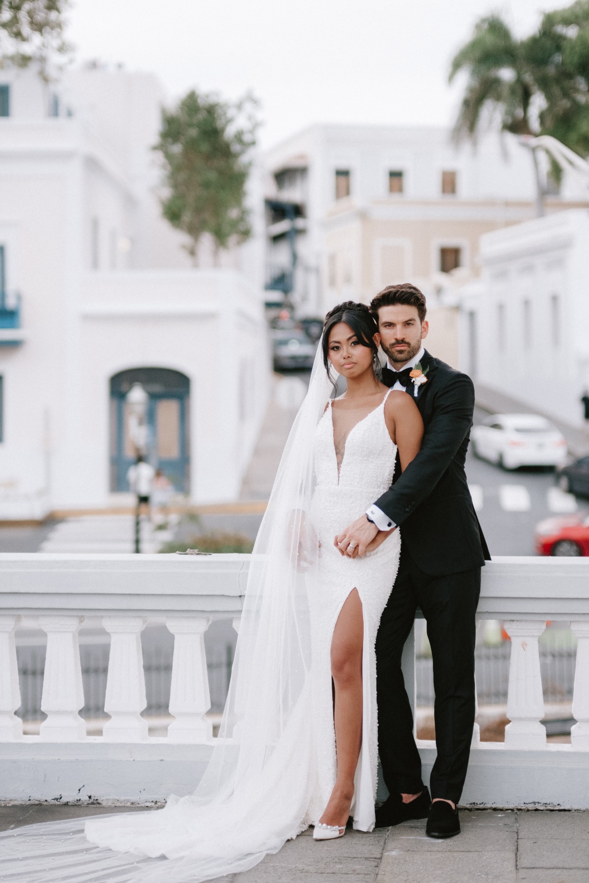 wedding portraits in historic puerto rico